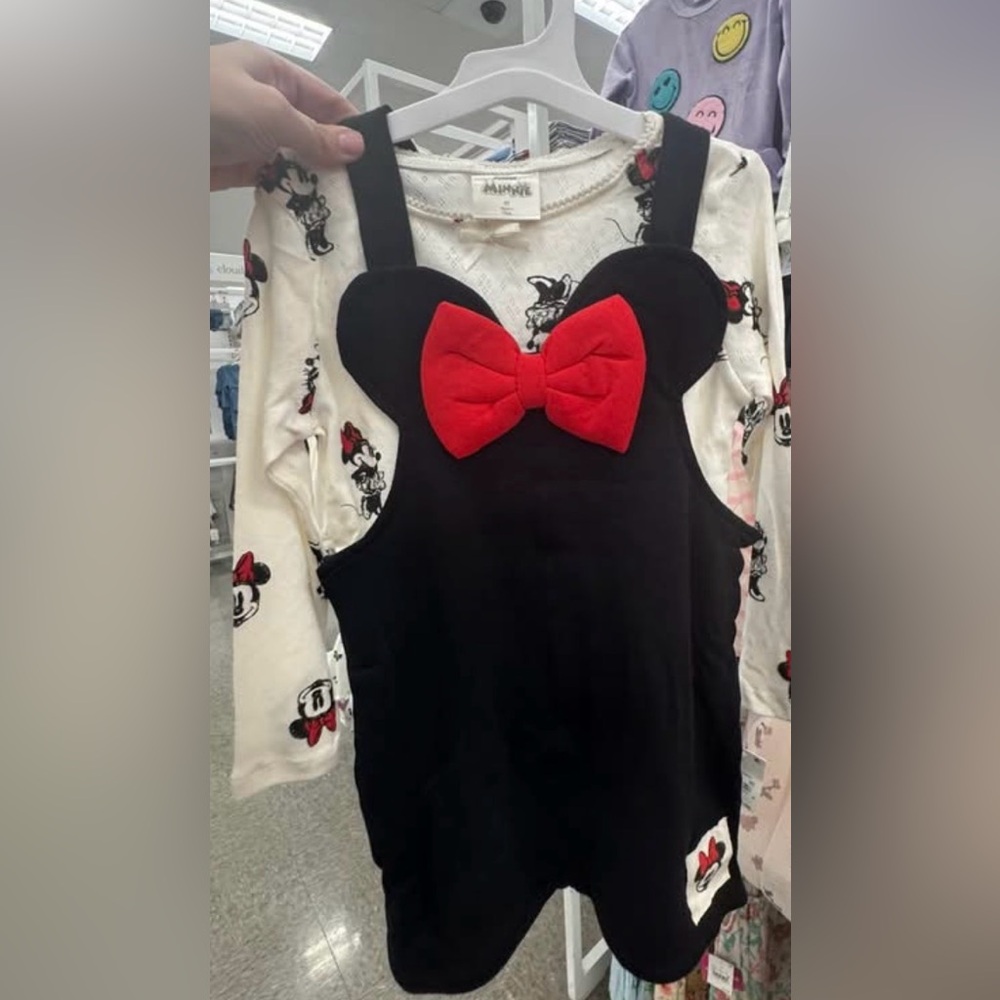 Minnie Mouse dress and shirt set size 4T. Nwt